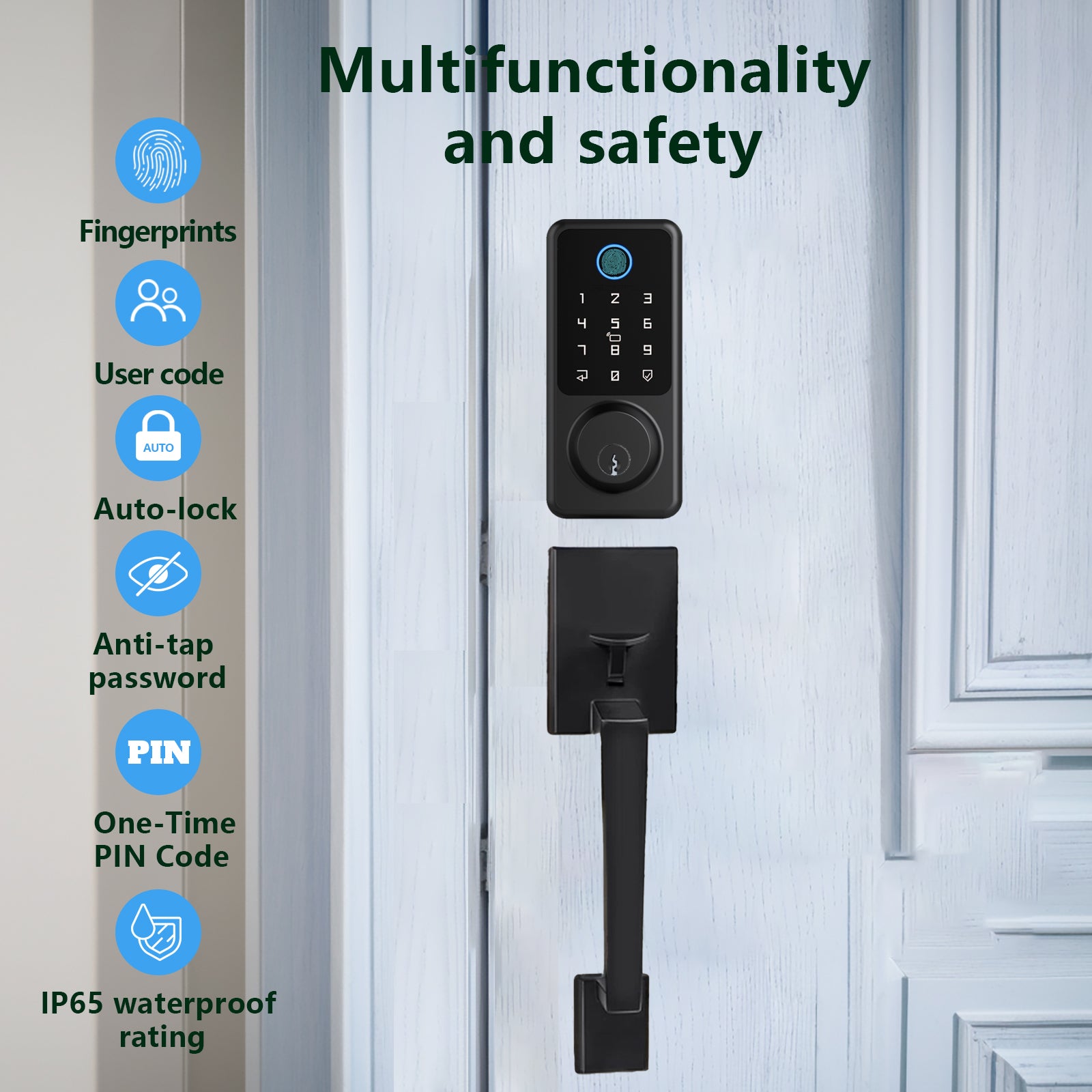 Geonfino Smart Door Lock with 2 Handles Set – Geonfino Smart Locks