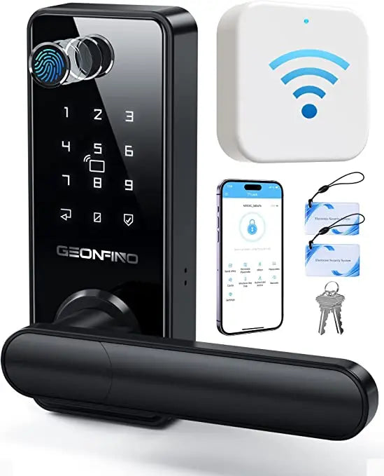 GEONFINO Smart Door Lock with WiFi Gateway Set – Geonfino Smart Locks