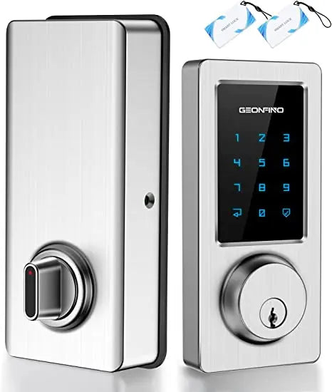 Deadbolt Smart Door Lock 4-in-1 Keyless Entry Smart Lock – Geonfino ...